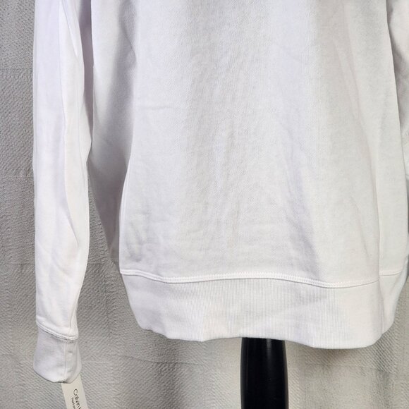 Calvin Klein Performance White Black Chest Logo Cotton Poly Activewear Top XXL - Picture 10 of 16